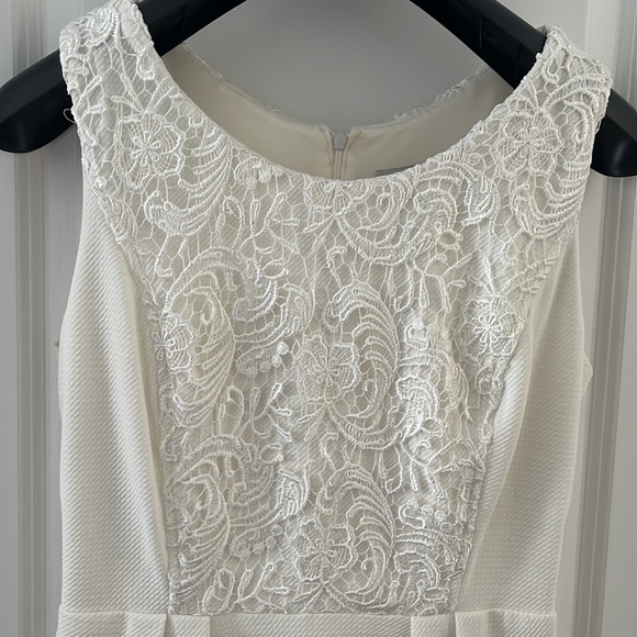Maria Bonita Usa Large White Dress with Lace Detail - Picture 2 of 4